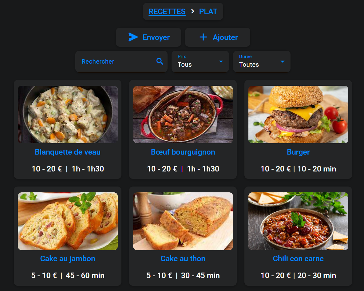 Gestion vie quotidienne